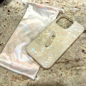 iPhone 13 Pro White Opal Loopy case